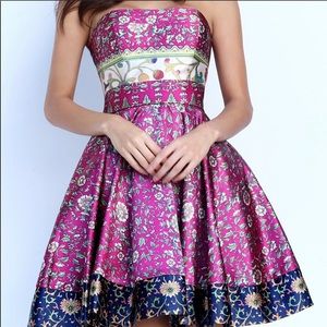 Sherri Hill Short Print Dress 50794 Homecoming